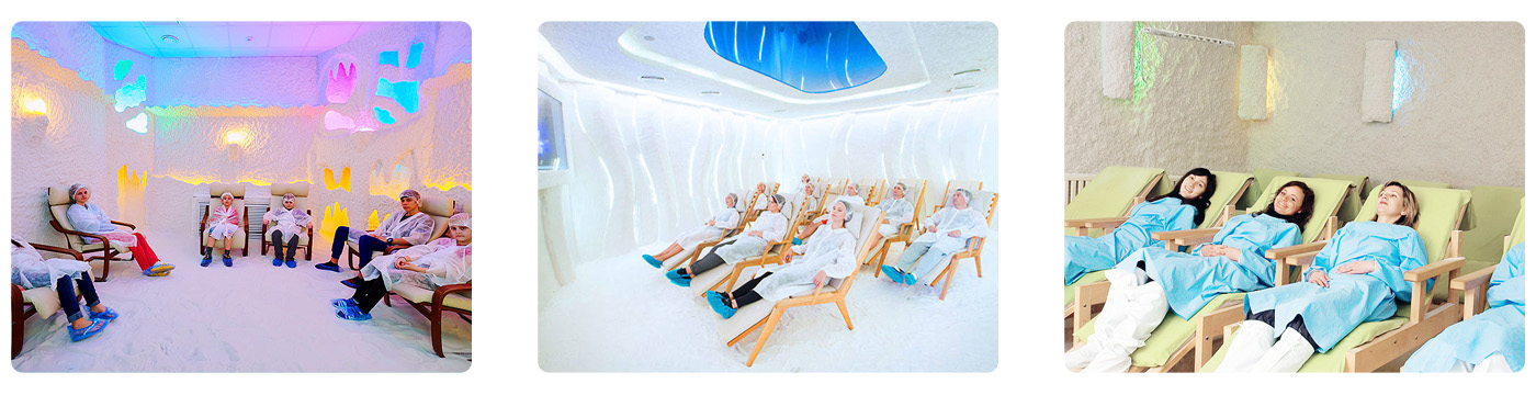 卫生护理机构的盐疗小屋