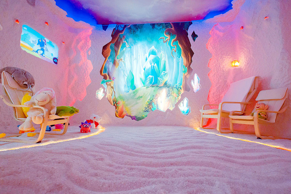 山河主题儿童盐疗房5